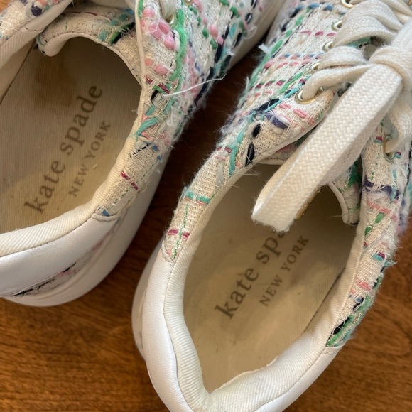 kate spade new york Lift Sneakers Multi Tweed Size 6B - Picture 7 of 7